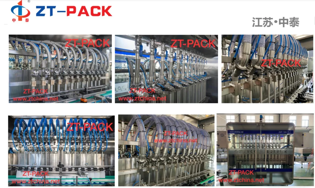 Atomatic Food Bottle Edible Cooking Oil Filler Packaging Capping Labeling Machine (PLC control) Liquid Packing Machine Filling Machinery